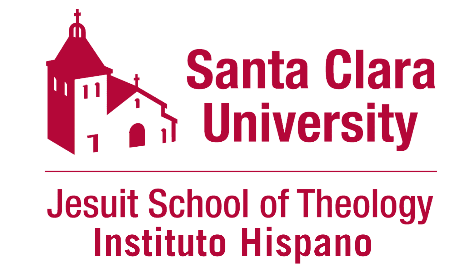 Santa Clara University logo with church icon.